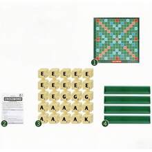 1pc English Word Spelling Desktop Board Game Creative 4-Player Mini English Letter Game Toy - Multi-Player Party Prop - Family Activity Toy - Perfect Birthday Gift For Friends - Perfect Gift - Holiday Gift - Gift - Multicolor - View 5