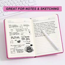 Elegant Shiny Sequin A5 Hardcover Notebook, Cute Heart Pattern College Ruled Journal, Diary Gift For Girls And Women, Suitable For Office Note-Taking - Multicolor - View 5