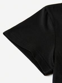 Women T-Shirts - Black - View 5
