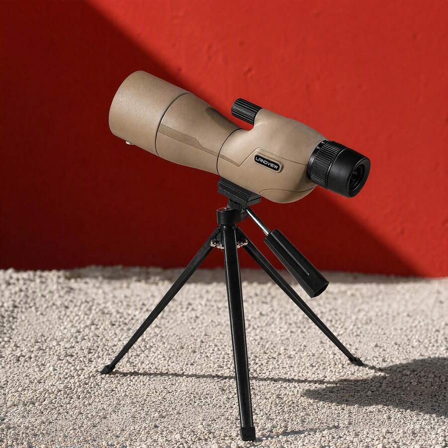 1pc Bird Watching Telescope With Tripod And Phone Holder, 123-63ft 1000yd Oblique View Eyepiece, Multi-Color Options, Suitable For Bird Watching, Outdoor Hunting, Birthday Gift, Camping Use - Multicolor - View 1
