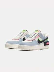 Nike Women's Deconstructed Double Hook & Loop Sneakers, Casual Trainers - Blue and White - View 6