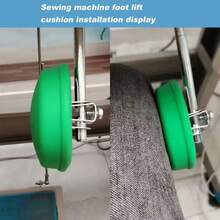 1pc Sewing Machine Presser Foot Cushion, Thickened Silicone Material, Flat Machine Foot Rest Pad, Shock-Absorbing, Comfortable, Heat-Insulating, Foot-Friendly - Silicone Heel Lift Cushion (Random Color) 1pc - View 2