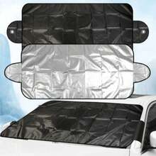 Car Windshield Sunshade Snow Cover, Foldable Front Window Sun Shield, All Season Vehicle Windshield Protector, Convenient Car Exterior Modification Accessory, Portable Auto Windshield Cover For Daily Vehicle Use - Car Windshield Snow Cover - View 2