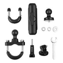 PULUZ Motorcycle Handlebar Fixed Mount U-Shaped Bolt Base Bracket, Compatible With Insta360 And Other Action Cameras (Black) - View 6