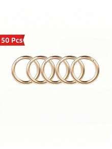 Flat Trigger Spring Snap O-Ring Metal Key Ring Round Buckle Suitable For Keychains, Bags, Wallets Keychain Hook Replacement Ring DIY Handmade Accessories - Spring Ring - View 19