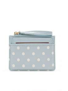 Y2K Polka Dot Mini Coin Purse, Fashion PU Small Wallet, ID Card Holder, Detachable Multi-Layer Ultra-Thin Polka Dot Storage Bag - Multicolor - View 15