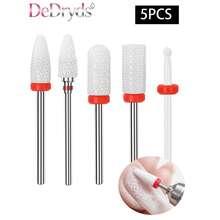 DeDryDS 5件組電動指甲磨甲機旋轉磨頭，美甲修剪磨頭，美甲與足部護理工具 - 彩色 - 查看 9