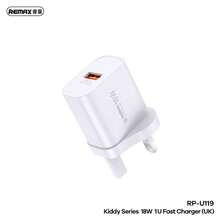 Adaptor Perjalanan Pengisian Cepat USB Tunggal REMAX Qidi 18W RP-U119 Colokan US/UK/EU - Tidak ada - View 1