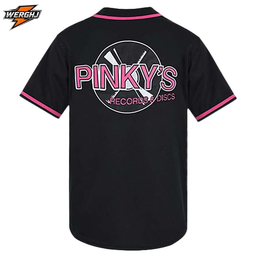 "Next Friday"Pinky's Record Movie 90's Hip Hop Baseball Jersey, Stitched Party Holiday Gift Baseball Clothing Unisex