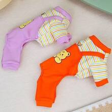 Pet Dog Clothes Four-Legged Jumpsuit Winter Autumn Warm Hoodie Harness For Small Dogs, Teddy, Bichon - Multicolor - View 8