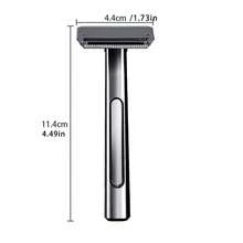 Bộ dao cạo T Razor với 150 lưỡi dao cạnh, máy cạo râu an toàn cho nam, thay lưỡi nhanh, cạo râu mượt mà, bộ chăm sóc tại nhà và du lịch! - Nhiều màu - Xem 9