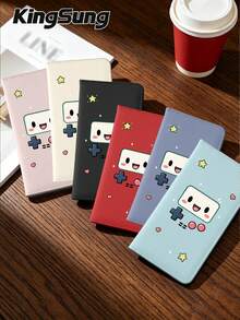 Kingsung Cute Game Console Pattern Car File Holder, Women's ID Bag, Registration Wallet And Card Holder, Insurance, Driver's License, Passport And Card/Travel/Vacation Essentials, Perfect Gift For Car/Truck/Motorcycle Owners - Multicolor - View 4