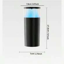 1pc Dual Mist Electric Air Freshener, USB Rechargeable Humidifier, 7-Color Night Light Humidifier, Portable Car Air Freshener, Equipped With 1200mAh Rechargeable Lithium Battery, Top Fill, Single Mist, Dual Mist, Alternating Single Mist, Suitable For Bedroom, Study, Living Room, Camping Essential, Christmas Gift - Multicolor - View 2