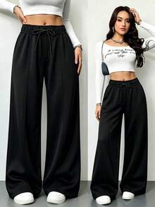 Women Pants - Black - View 1