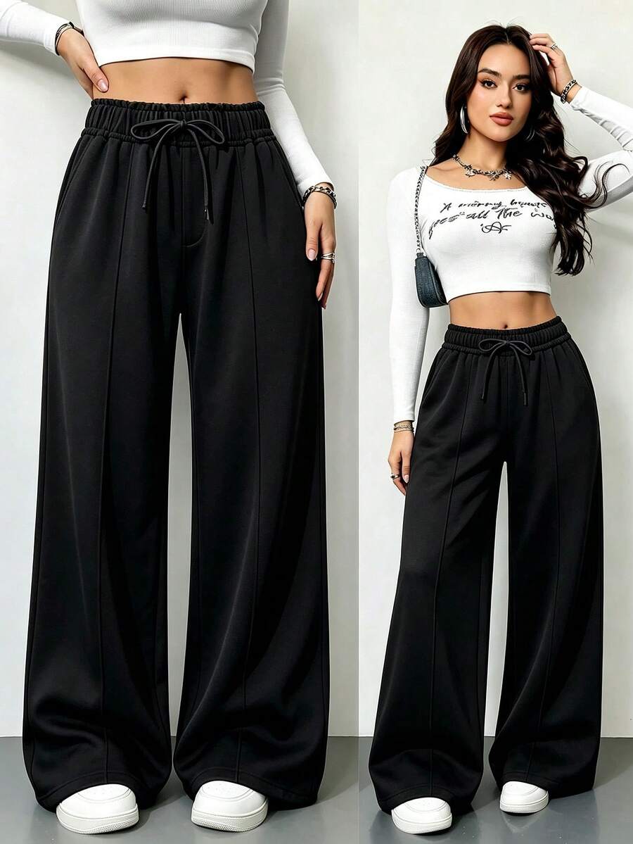 Women Pants - Black - View 1