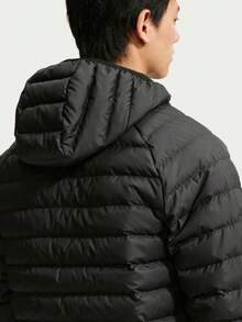 Nike Men's AS M NK WR LTWT FL MCRO CHNL J Down Jacket Thin Down Jacket - Short JA0742-010 - Black - View 2