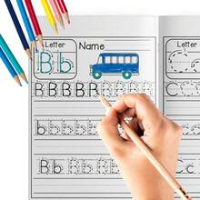 Kids English Alphabet Handwriting Activity Book, Uppercase And Lowercase Letter Tracing With Stroke Order, Letter Recognition, Pencil Control And Writing Practice - Alphabet Practice - View 6