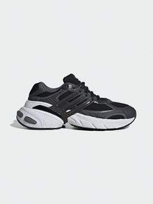 Adidas 春秋款中性時尚極簡厚底舒適休閒運動鞋 IH4849 - 深灰/碳黑/一號黑 - 查看 1