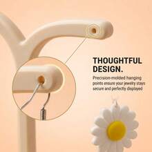 2pcs 3D Printed Y-Shaped Tree Earring Display Stand, Minimalist Jewelry Storage Rack, Desktop Earring Holder, For Hanging Earrings Retail Display And Home Storage - Multicolor - View 2