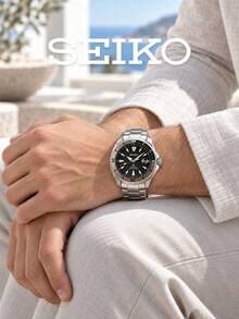 Seiko Men's Mechanical Watch - Automatic Mechanical Movement, Dark Brown Dial, Stainless Steel Case And Bracelet, Business Style SPB189J1, Suitable For Daily Wear - Dark Brown - View 2