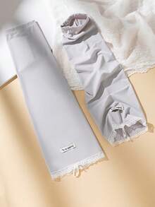 1 Pair Women's High-End Pleated Solid Color Long Arm Sleeves, Suitable For Outings, "Lightweight/Semi-Sheer Material, Recommended To Pair With Base Layer, Suggested For Summer And Autumn Wear" - Multicolor - View 31