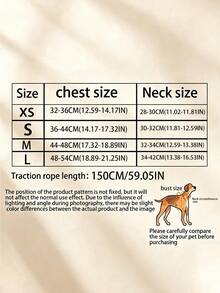 Pink Plaid Dog Harness Set With Drawstring, Adjustable Anti-Pull Vest For Small, Medium And Large Dogs And Cats, Breathable Mesh Design - Multicolor - View 12