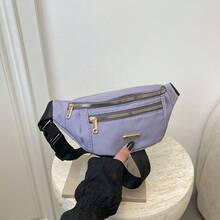 1pc Women's Fashion Waist Bag, Casual Commute Sports Crossbody Bag, Multi-Pocket Design, Portable Phone Storage Bag - Multicolor - View 14
