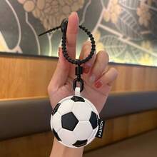 1PC Fashion PU Leather Soccer Basketball Exquisite Car Backpack Key Chain 3D Pendant Gift - Multicolor - View 11
