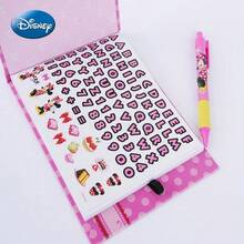 Monogram 1PC Disney Officially Licensed Minnie Autograph Book Set, Mickey Friends Notebook With Pen, Castle Fireworks Theme, Stationery Gift For Fans - Multicolor - View 10