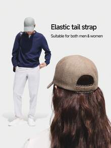 Beneunder Linen Baseball Cap DS020 - Wisteria Mist Gray - View 7