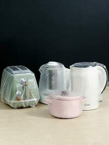 20/40/80pcs Disposable Small Appliance Dust Covers, Rice Cooker Covers, Microwave Vacuum Cleaner Protective Transparent Bags, Suitable For Home Kitchen Cleaning, Kitchen Supplies, Kitchen Accessories, Kitchen Gadgets - Transparent - View 11