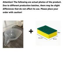 Kitchen Colander Transparent Strainer Bowl With Funnel Spout, Stable Flat Bottom, Large Capacity Food Strainer Basket For Fruit And Vegetable Washing - Multicolor - View 14