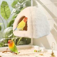Bird Nest Winter Warmth Gadget, Thickened Small Parrot Nest Bed, Sleeping Warm Bed, Bird House Winter Comfortable Bird Nest Cage Accessory Sleeping Nest - View 11