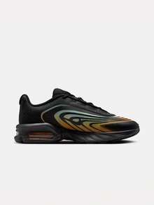 Nike Sepatu olahraga kasual pria terbaru dengan bantalan dan sirkulasi udara yang baik untuk latihan kebugaran. - Hitam/Hijau Oranye - View 8