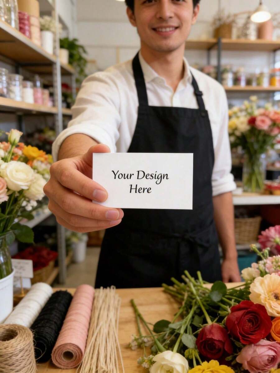 Custom Business Cards, Double-Sided Printing, Custom Greeting Cards, Thank You Cards, Upload Design, Custom Nail & Hair Salon Business Cards, Reward Cards, Membership Cards, Small Business Cards, QR Code, Can Print Company Logo And Text, Personalized Customization. - Multicolor - View 1