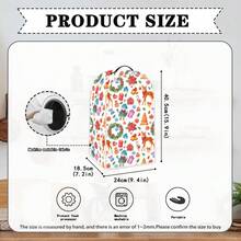 1pc Dust-Proof Cover For Juicer, Modern Style Polyester Christmas Printing. For 1-3 Quart Stand Mixer. Home Decoration, Household Appliance Cover. Dust-Proof And Washable. - Full Coverage - View 3