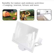 1PC 14In Mobile Phone Screen Amplifier 3D Magnifying Glass Stand Magnifier HD Vid - White - View 6