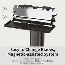 Bộ dao cạo T Razor với 150 lưỡi dao cạnh, máy cạo râu an toàn cho nam, thay lưỡi nhanh, cạo râu mượt mà, bộ chăm sóc tại nhà và du lịch! - Nhiều màu - Xem 8
