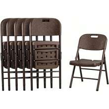Folding Chairs - White - View 3