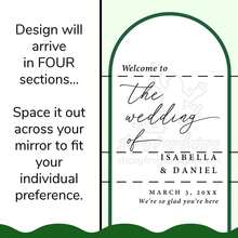 Custom Mirror Sticker Wedding Seating Chart Sticker - Wedding Decoration DIY Wedding Sticker - Seating Chart Mirror Sticker Welcome To Wedding Mirror Sticker - Custom Mirror Letter Sticker Decal - Just Married - Wedding Marriage Decoration/Modern Wedding Welcome Sign - Multicolor - View 7