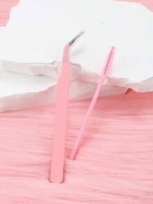 540/648 Clusters Eyelash Book Set, Invisible Ultra-Fine Stem, Lightweight Fluffy D Curl, 10/12/14/16/18mm Mixed Length, Long-Lasting Waterproof, Easy DIY Wear, Pink Storage Box, Christmas Gift Set For Women - Pink - View 13