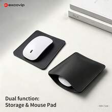 Excovip Small Double-Layer PU Mouse Pad, Mouse Storage, Portable, 14x12 Cm, Multiple Colors Available - View 11