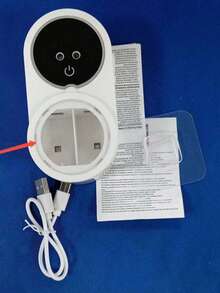 Sterilisator Sikat Gigi Isi Ulang USB, Tempat Sikat Gigi Gantung Dinding, Alat Sterilisasi Sikat Gigi, Rak Penyimpanan Sikat Gigi Otomatis, Tempat Sikat Gigi dengan 2 Slot Kepala Sikat, Aksesoris Kamar Mandi, Dekorasi Rumah - MultiWarna - View 13