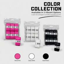 6pcs Dawnsr Racket Grip Tape, Sweat-Absorbent Anti-Slip Handle Wrap, Sports Racket Accessory, Comfortable & Durable, Suitable For Tennis, Badminton, Pickleball Rackets - Multicolor - View 6