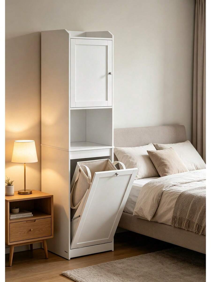 Pop-Up Laundry Hampers - Cloud White - View 1