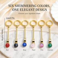 Cabin puff 1pc Fine Glitter Round Bead Cigarette Holder, Multi-Color Options, Cigarette Stand, Fixed Bracket, Smoking Accessory, Small Gift Item - View 6