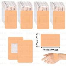 10/15/25/35/45/55pcs PE Large Bandage Body Patch, Soft And Elastic, 7.6 * 5cm Large Size, Fits All Parts Of The Body, Used For Care And Protection After Outdoor Sports Collisions At Home And School - View 1