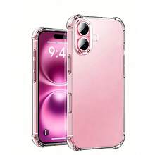 Shockproof Silicone Soft Case Compatible With Iphone 16 Pro Max, Ultra-Thin Transparent Back Cover, Compatible With Apple 16 Plus Pro Max 16+ 16Pro, Slim Shell, Waterproof, Anti-Fall, Anti-Scratch - Clear - View 4