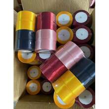 4cm Solid Color Satin Ribbon Roll, DIY Handmade Rose Flower Material, Fresh Flower Gift Box Binding Ribbon Bow - A - View 7