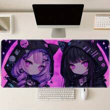 1pc Mouse Mat Table Mat Table Mat Computer Mat Flat Super Big Large Gaming Mouse Pad, Desk Mouse PadGaming Mouse Pad, Large Desk Mouse Pad Cute Anime Design, Extra Long Computer, - View 2
